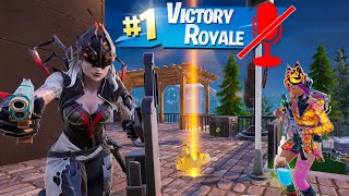 Winning With No Voice Chat  Fortnite Duo Victory [upl. by Ajidahk]