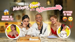 Mukbang Prank with Whamos and Antonette II Bea Borres [upl. by Sirhc]