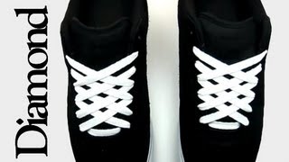 How to Diamond Lace shoes with Lace Anchors [upl. by Isidro]