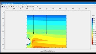 Plaxis 2D 82  Lesson 6 Settlements Due to Tunnel Construction [upl. by Euqinad]