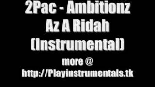 2Pac  Ambitionz Az A Ridah Instrumental [upl. by Attenauq]