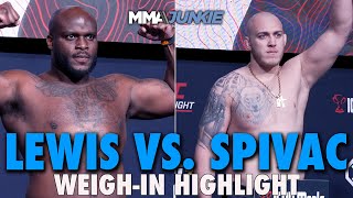 Its All About The Angles Derrick Lewis On Physique At UFC Fight Night 218 WeighIns [upl. by Schweitzer]