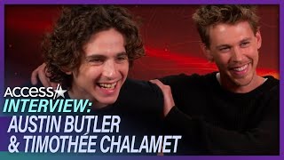 Timothée Chalamet Makes Austin Butler BLUSH [upl. by Ardnaik187]