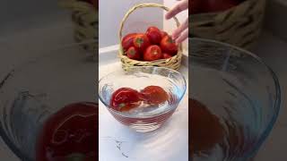 Buzlular kışlık domates saklama yöntemi🥰Icy winter tomato storage method🥰 [upl. by Waylon]