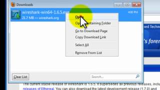 How to install Wireshark on Windows 7 [upl. by Atte]