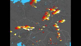 Burze nad Polską 2017  Sierpień [upl. by Eelinej]