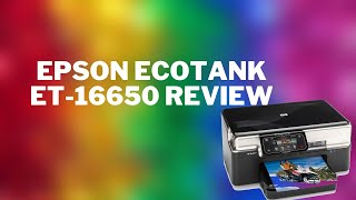 Epson EcoTank ET16650 Review bestsublimationprinter [upl. by Ymassej780]