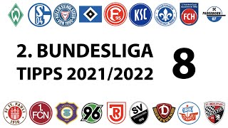 Bundesligatipps 2Liga  8Spieltag  Saison 20212022 [upl. by Luapsemaj484]