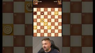 Checkers tips and tricks How to capture opponents king checkers draughts shorts [upl. by Aihsemat]