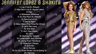 Shakira amp Jennifer Lopez Collection  NonStop Playlist [upl. by Okia]