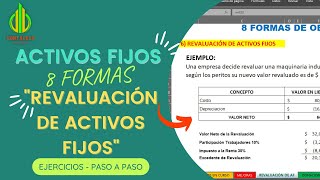 Revaluación de activos fijos  Activos Fijos [upl. by Llenet]