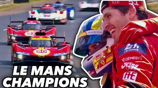 How FERRARI WON the 24 hours of Le Mans in 2023 Ferrari 499P hypercar [upl. by Ballman855]