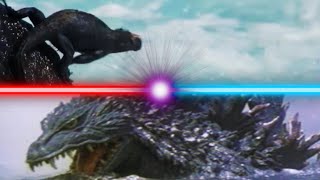 Godzilla In Real Life With Sound Effects And Music  Marine Iguana  Amblyrhynchus Cristatus [upl. by Tullusus70]