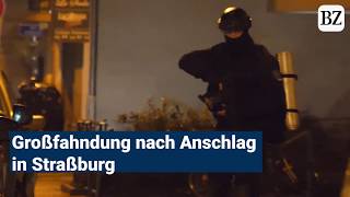 So suchen Spezialeinheiten nach dem Attentäter von Straßburg [upl. by Docila]