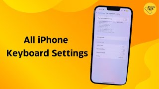 All iPhone Keyboard Settings [upl. by Ledba]