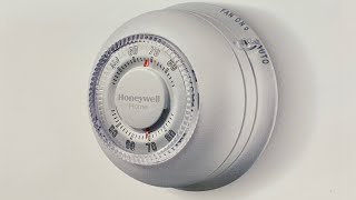 How to install Honeywell Thermostat How to change Thermostat CT87N NonProgramable Thermostat [upl. by Estis]