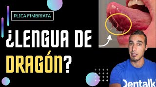 LENGUA de DRAGÓN🐲 ¿Qué son estos TENTÁCULOS en LA LENGUA  Plica Fimbriata shorts [upl. by Hebbe]