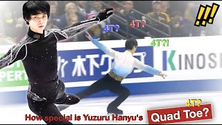 How special is Yuzuru Hanyus Quad Toe 4T  Beginner guide to figure skating quad jump revolution [upl. by Moclam]