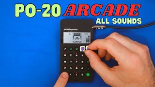 All sounds of the PO 20 Arcade  In  out of Context 🤐 [upl. by Anipsed208]