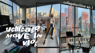 no longer a college dropout ･ﾟ✧ UChicago movein vlog  collegebychloe ep1 [upl. by Nitsirt218]