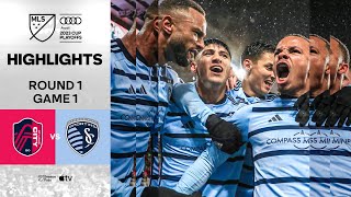 HIGHLIGHTS St Louis CITY SC vs Sporting Kansas City  October 29 2023 [upl. by Etnauj]