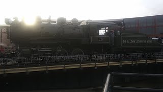 Baldwin Locomotive Works 26 on the turntable at Steamtown PA [upl. by Barn]