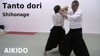 Aikido TANTO DORI knife defense  SHIHONAGE by Stefan Stenudd in 2007 [upl. by Twedy]