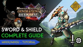 MHXXMHGU  INDO  SWORD amp SHIELD GUIDE Control Style Art Weapon amp Armor Skill Advanced Tips [upl. by Gonick118]