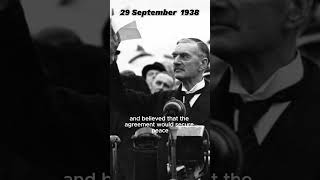 September 29 1938 Munich Agreement war ww history worldwar military army [upl. by Rae192]