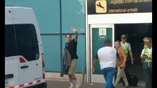 Lapadula adelantó su llegada al Perú para unirse a los trabajos de la selección en la Videna [upl. by Akinek]