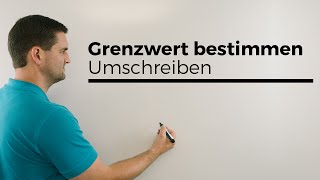 Grenzwert bestimmen Umschreiben Bruch Folgen Beispiel limes  Mathe by Daniel Jung [upl. by Naruq36]