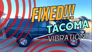 FIXED How to FIX Lifted Toyota Tacoma Driveline Vibrations [upl. by Radcliffe432]