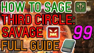 FFXIV How To Sage P3 Savage 3rd Circle Savage [upl. by Sulrac983]