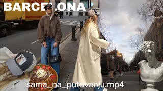 SKROZ SAMA NA PUTOVANJU  Barcelona Vlog 2023 [upl. by Gambrill]