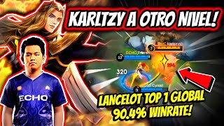 ¡KARLTZY ES EL LANCELOT DEFINITIVO LANCELOT TOP 1 GLOBAL 904 WINRATE  MOBILE LEGENDS [upl. by Alul]