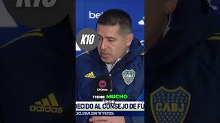 Anselmino en Boca según Riquelme [upl. by Sarilda]