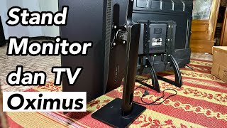 Stand monitor dan TV yang recomended merk Oximus [upl. by Ilrebma]