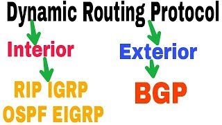 Types of Dynamic Routing Protocols in Hindi  Routing Concepts amp Protocols Part7 [upl. by Sivet]