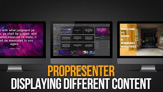 How To Display Different Content on Screens in ProPresenter [upl. by Anoval142]