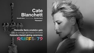 Donostia Awardgiving ceremony for Cate Blanchett 2024 [upl. by Schindler753]