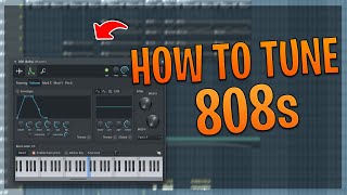 How to TUNE your 808 in 1 MINUTE  FL Studio Tutorial [upl. by Blodget776]