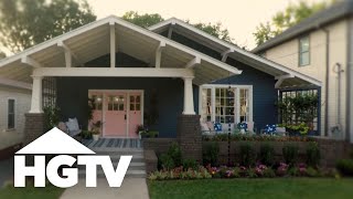 90Second Exterior Tour  Urban Oasis 2017  HGTV [upl. by Eissirhc]