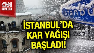 Kar Yağmur Fırtına İstanbulda Kar Yağışı Başladı Haber [upl. by Kciv566]