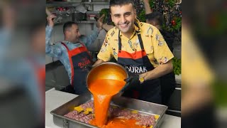 الشيف بوراك  Chef Burak طبخ اكبر كمية من كفتة المكرونة الاسباجتي الرائعه [upl. by Eirrej831]