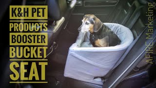 Pet Car Seat Review  KampH Bucket Booster [upl. by Amadeo]