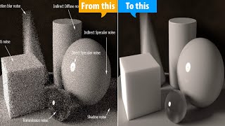 How to Eliminate Noise During Rendering in Maya  Using Arnold Render  EveryCG [upl. by Sirtemed]