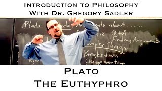 Platos dialogue the Euthyphro  Introduction to Philosophy [upl. by Valli538]