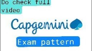 Capgemini exam pattern 2024 [upl. by Gareth459]