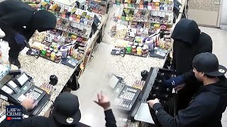 Caught on Security Camera Liquor Store Robberies [upl. by Grindlay381]