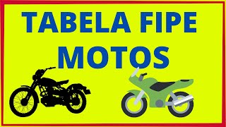 TABELA FIPE MOTOS [upl. by Maris]